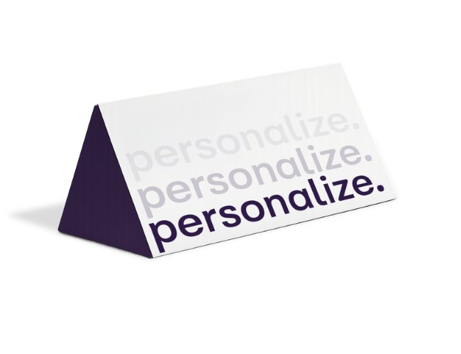 Embalagem Triangular Personalizado G - Kit Onboarding