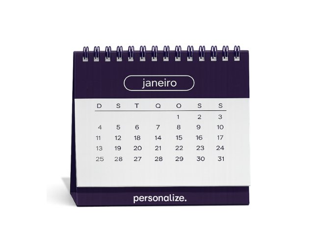 Calendário de Mesa - Kit Onboarding