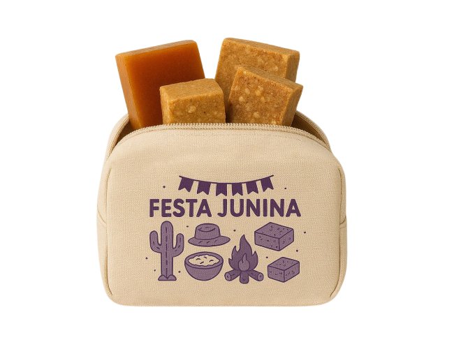 KIT JUNINO NECESSAIRE PARA BRINDE, BRINDE PERSONALIZADA PARA ARRAI